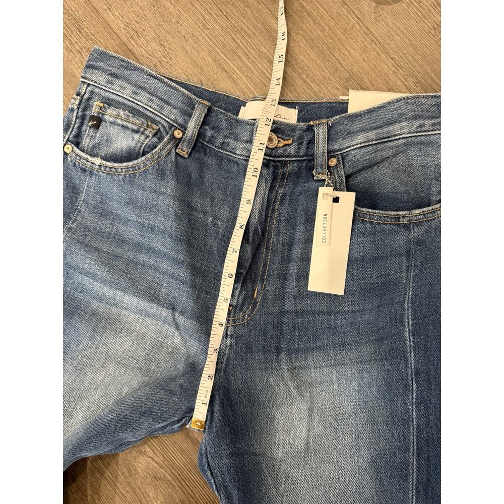 KanCan Vintage 90s Jeans Women's 27 (7) Straight Front Split Seam NWT - Picture 5 of 9